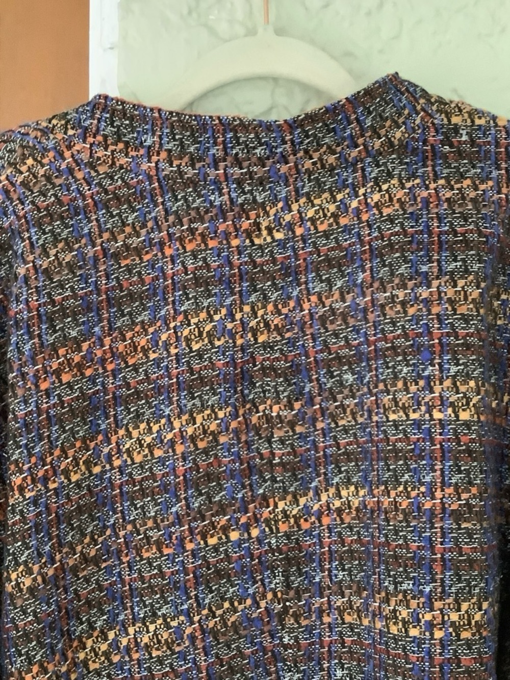 Jessica London Purple and Brown Tweed Bouclé Jacket - Picture 6 of 7